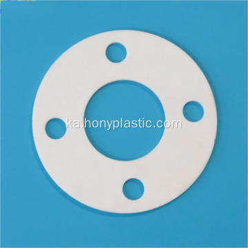 PTFE CNC შემობრუნების ფაბრიკაციის ნაწილი